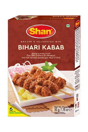 SHAN BIHARI KABAB BBQ MIX 12X50G