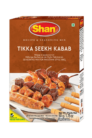 SHAN TIKKA SEEKH KEBAB BBQ MIX 12X50G