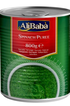 SPINACH CANNED(PUREE) 12X800G ALI BABA