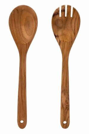 Upcycled Eco Friendly Wooden Salad Servers