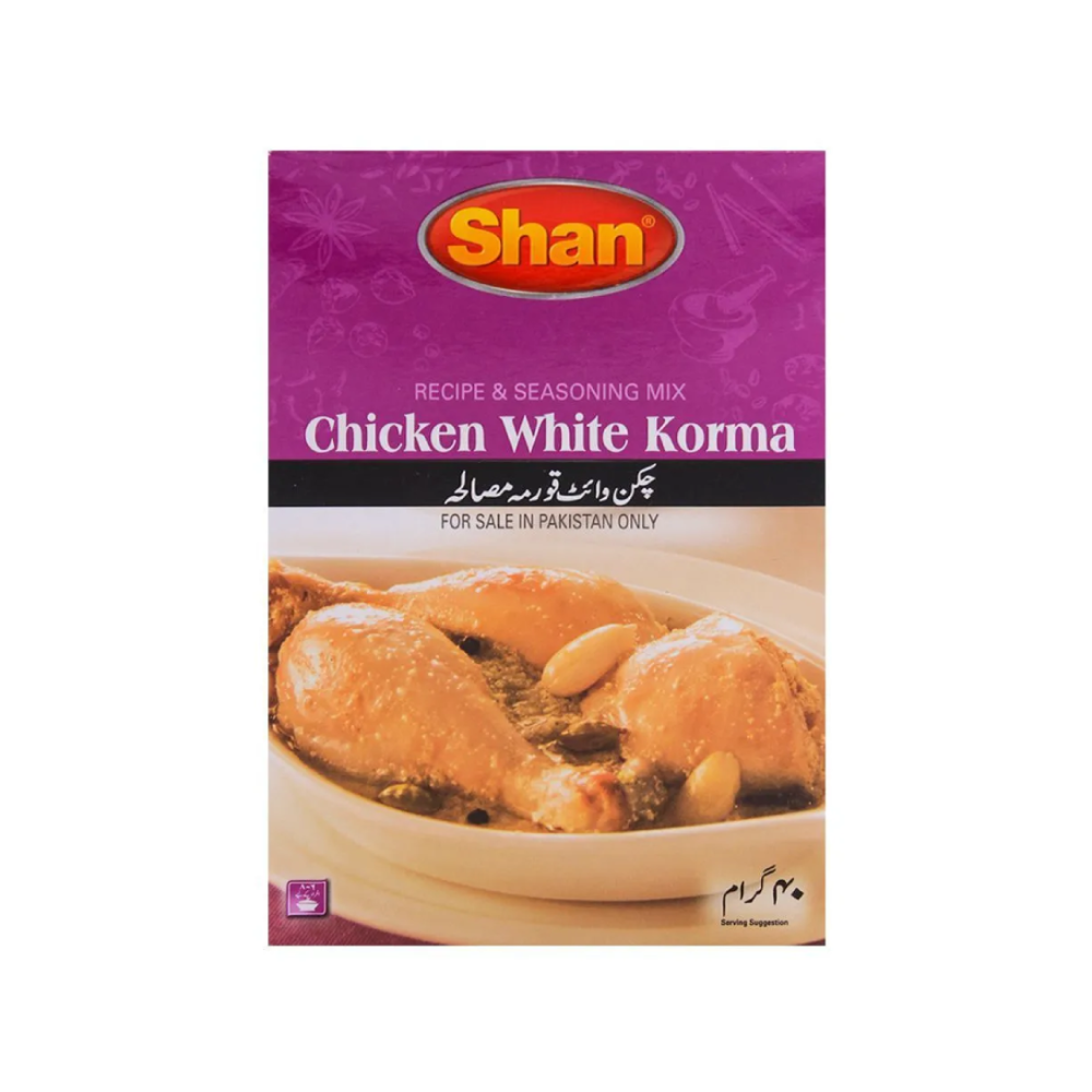 Shan Chicken White Korma Mix 12X40g