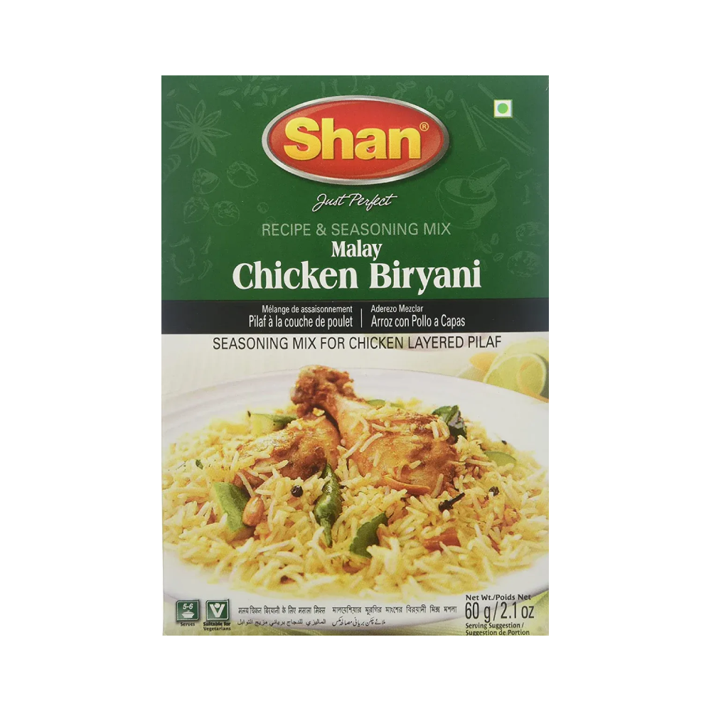 Shan Malay Chicken Biryani 12X60g