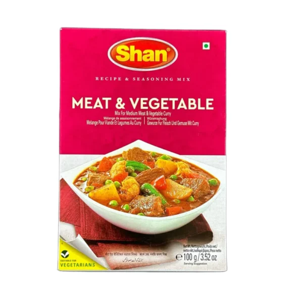 Shan Meat & Vegetable Curry Mix 12X100G