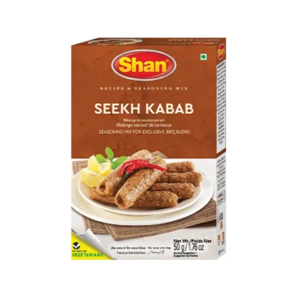 Shan Tikka Seekh Kebab BBQ Mix 12X50g