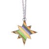 Sirius Star Recycled Skateboard Necklace by Paguro Upcycle
