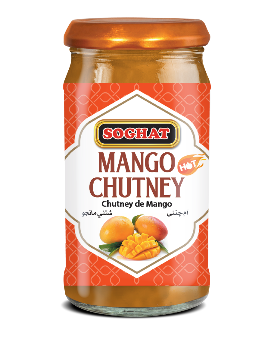 Soghat Mango Chutney Hot 430 gm x 12