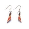 Sono Triangle Wood Dangle Earrings by Paguro Upcycle