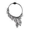 Spring Leaf Recycled Rubber Necklace by Paguro Upcycle