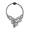 Stellar Astronomy Geometric Rubber Necklace by Paguro Upcycle