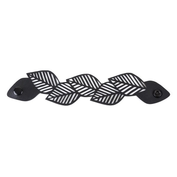 Sweet Cherry Leaf Rubber Bracelet by Paguro Upcycle