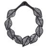 Sweet Cherry Recycled Rubber Leaf Necklace by Paguro Upcycle