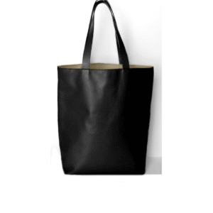 Bolso al hombro extra-grande, estilo Shopper, de napa vegetal de cordero TRIBECA XL color Negro