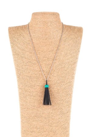 Asante Long Tassel Necklace by Paguro Upcycle