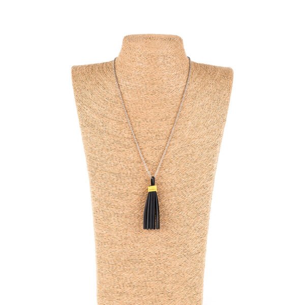 Asante Long Tassel Necklace by Paguro Upcycle
