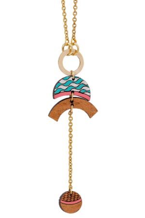 Thallaso Recycled Wood Gold Necklace