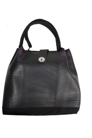 Anna Recycled Rubber Vegan Tote Bag (2 Colours Available) by Paguro Upcycle