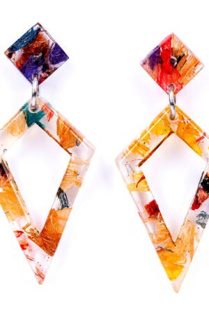 Trixie Elegant Statement Resin Earrings