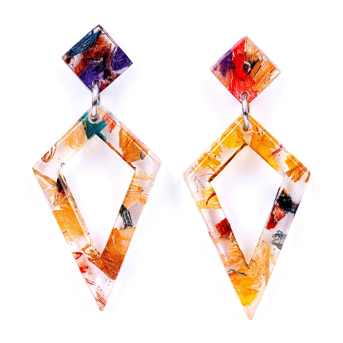 Trixie Elegant Statement Resin Earrings