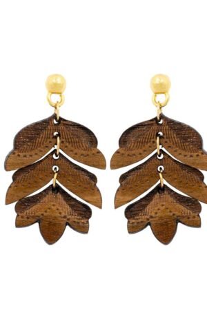 Uler-Uleran Recycled Wooden Earrings