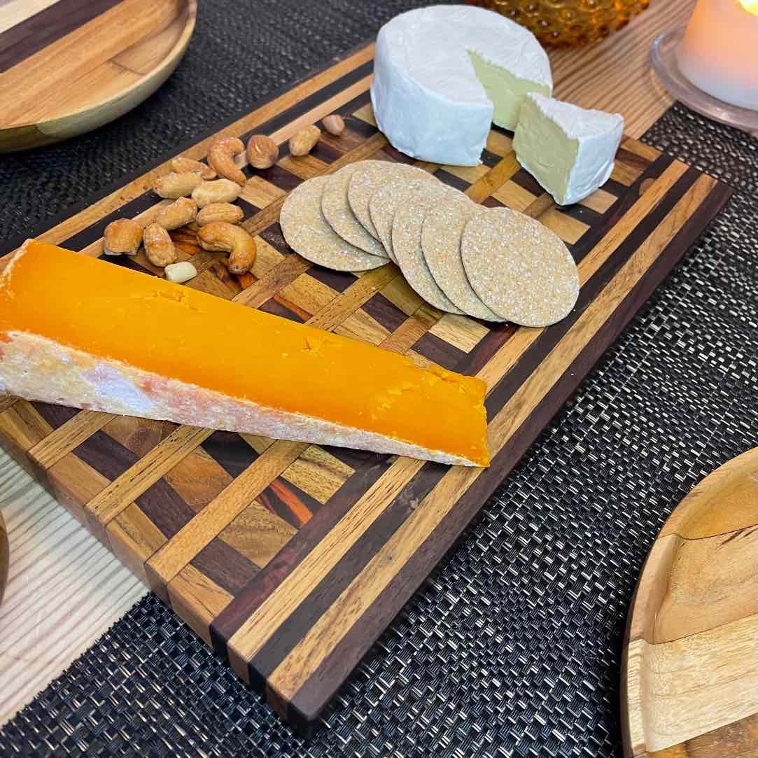 Upcycled End Grain Chopping Board - Pattern C (2 Sizes Available) - Image 3