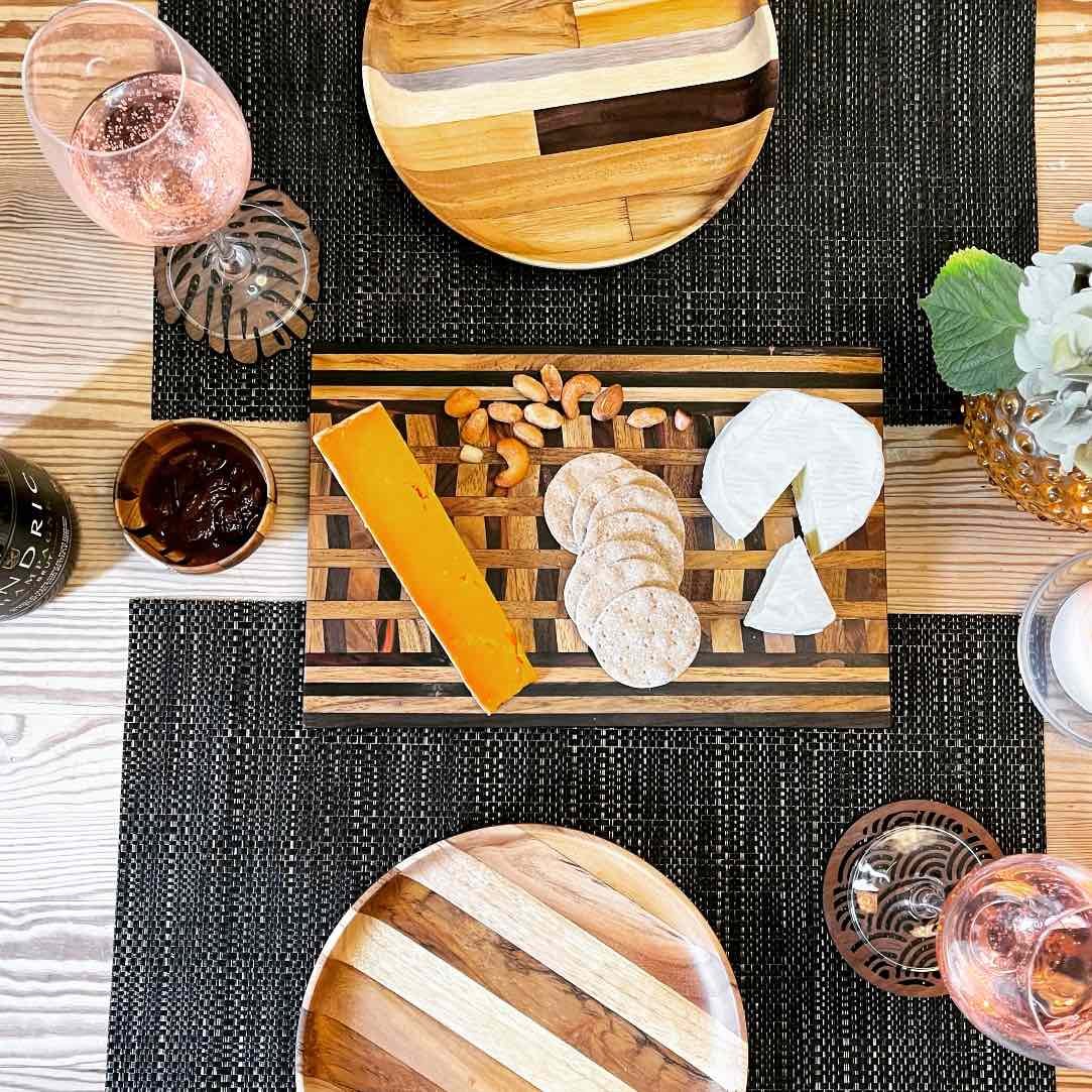 Upcycled End Grain Chopping Board - Pattern C (2 Sizes Available) - Image 2