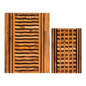 Upcycled End Grain Cutting Board - Pattern C (2 Sizes Available)