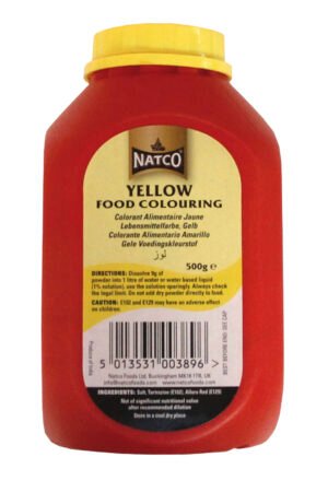 Natco Yellow Food Colouring - Powder 20X500g