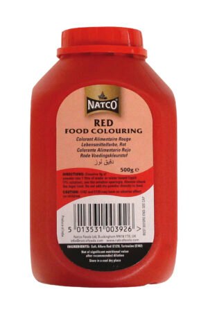 Natco Red Food Colouring - Powder 20X500g