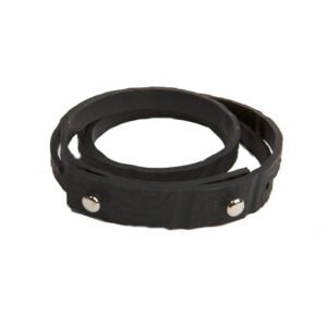 Nino Recycled Rubber Wraparound Bracelet by Paguro Upcycle
