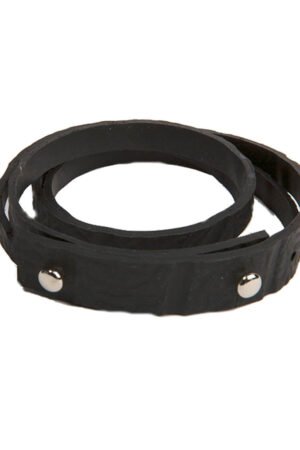 Nino Recycled Rubber Wraparound Bracelet by Paguro Upcycle