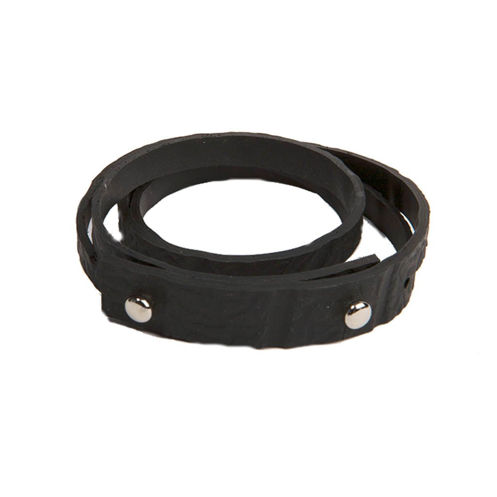 Nino Recycled Rubber Wraparound Bracelet by Paguro Upcycle