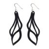 Vine Lightweight Inner Tube Earrings by Paguro Upcycle