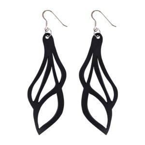 Vine Lightweight Inner Tube Earrings by Paguro Upcycle