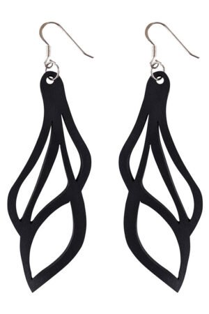 Vine Lightweight Inner Tube Earrings by Paguro Upcycle