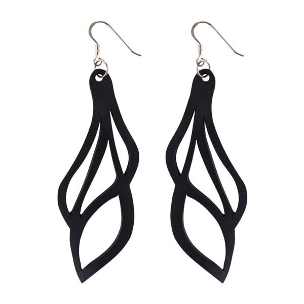 Vine Lightweight Inner Tube Earrings by Paguro Upcycle