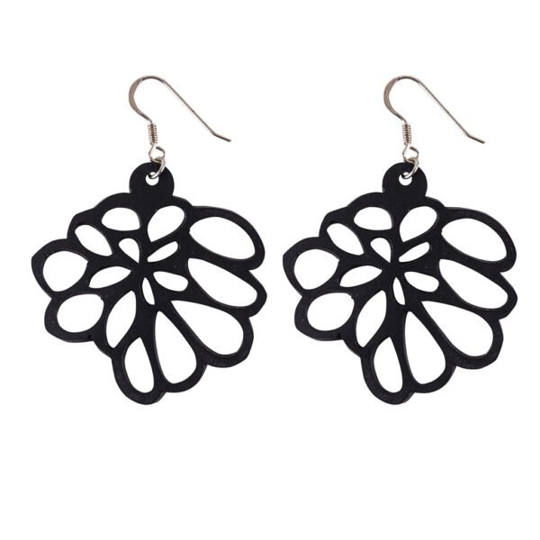 Violet Flower Eco-Friendly Upcycled Earrings