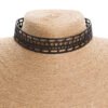 Vita Handmade Black Rubber Choker