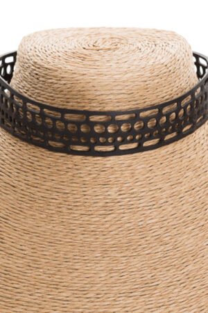 Vita Handmade Black Rubber Choker