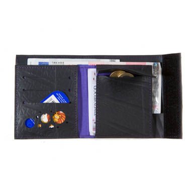 Reiga Velcro Recycled Rubber Vegan Wallet by Paguro Upcycle