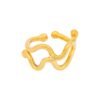 Wimbi Recycled Brass Adjustable Ring
