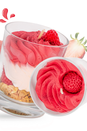Bougie gourmande Fraise des bois