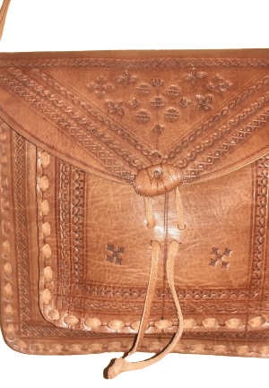 Bolso labrado con cordon