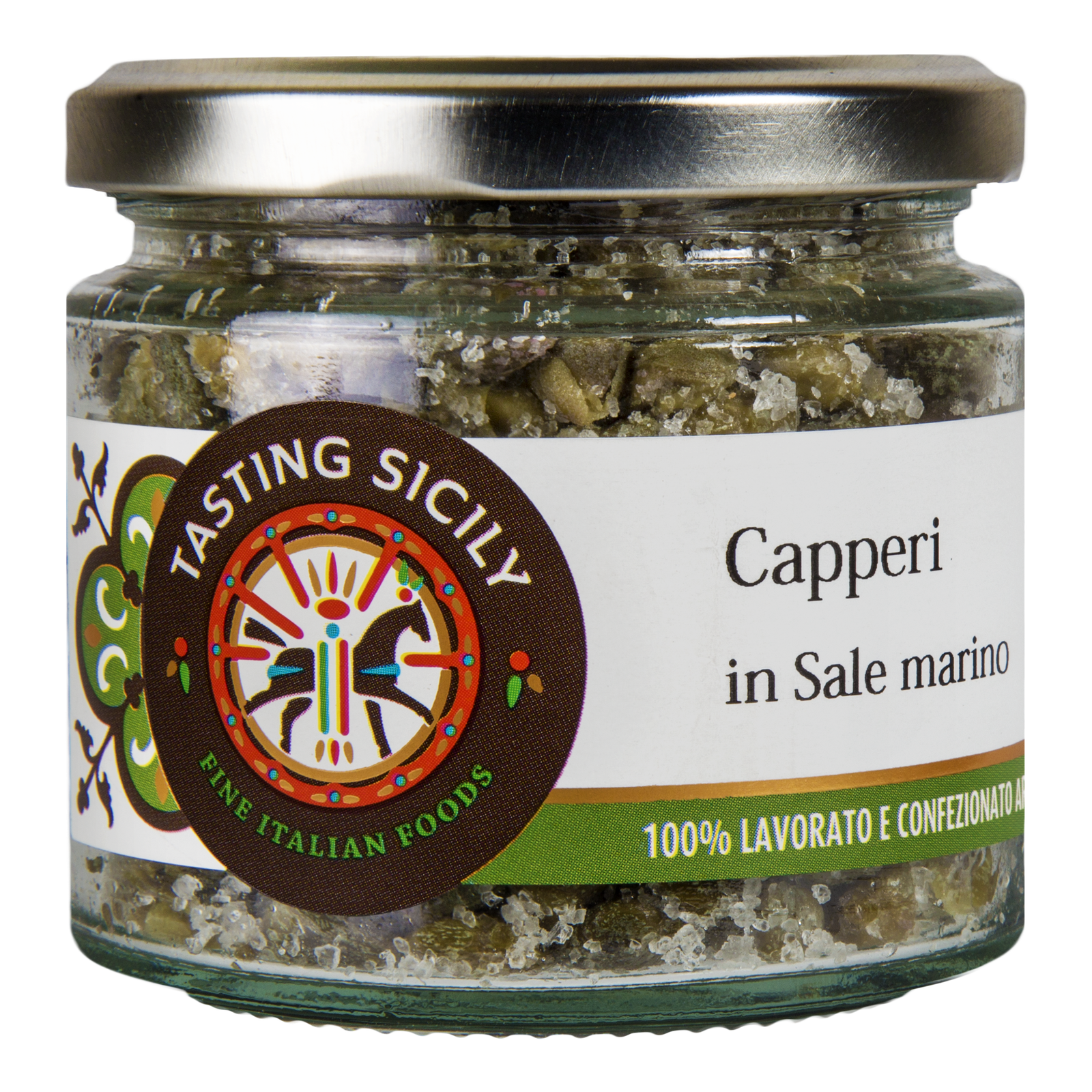 Capers in sea salt - 170g x8