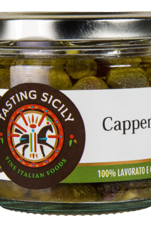 Seasoned capers - 170g (125g drained) x8