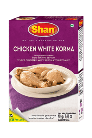 SHAN CHICKEN WHITE KORMA MIX 12X40G