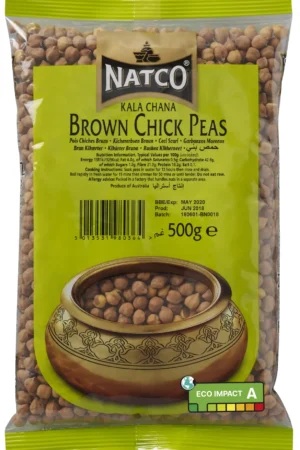 Natco Brown Chick Peas 20X500G