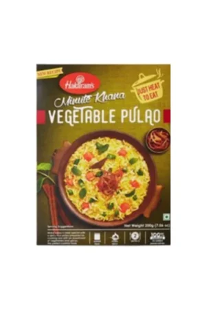 Haldiram – 10X200g Vegetable Pulao (ready-to-eat)