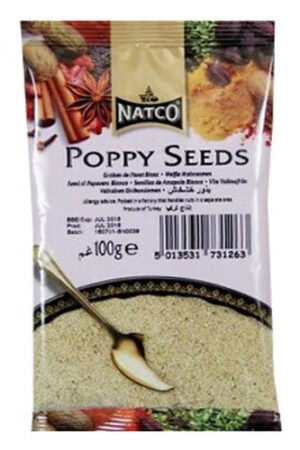 Natco Poppy Seeds White 20X100G