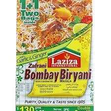 LAZIZA ZAFRANI BOMBAY BIRYANI MASALA 6X130g