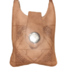 Bolso Plano de mujer con chapa o labrado